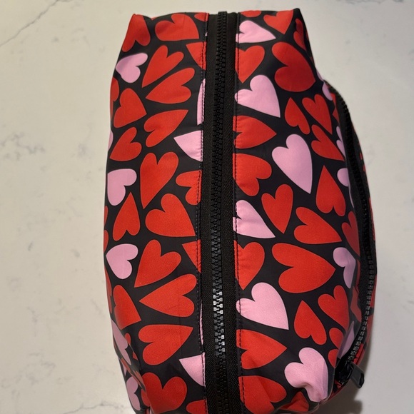 RACHEL Rachel Roy Red and Pink Heart Cosmetic Bag - Picture 6 of 6